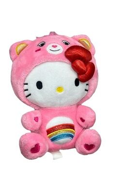 Sanrio Hello Kitty Care Bears Pink Plush Stuffed Animal Collectible 2023